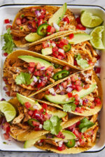 Instant Pot Chicken Tacos - Damn Delicious