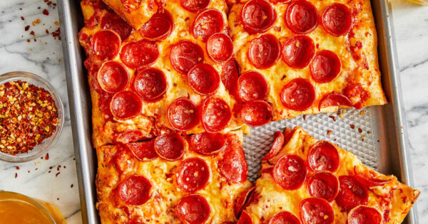 Sheet Pan Pizza - Damn Delicious