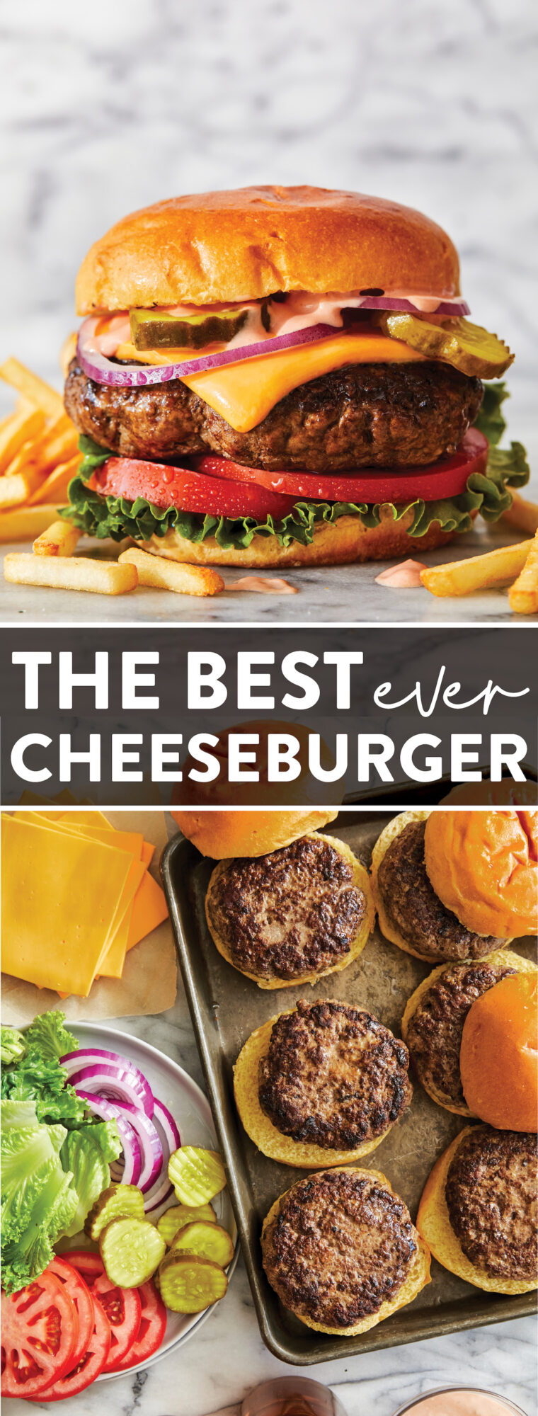Il miglior cheeseburger in assoluto - Come preparare IL MIGLIOR cheeseburger!  Tortini di hamburger perfetti ogni.  separare.  volta.  Include anche un'epica salsa per hamburger!