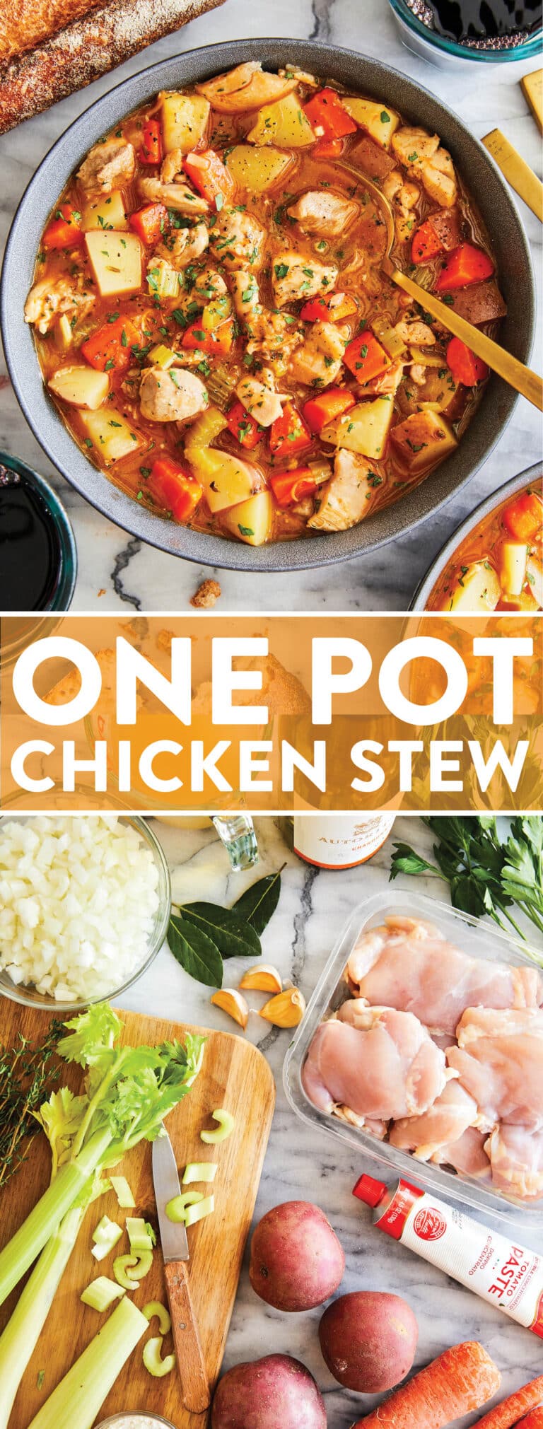 One Pot Chicken Stew - Damn Delicious