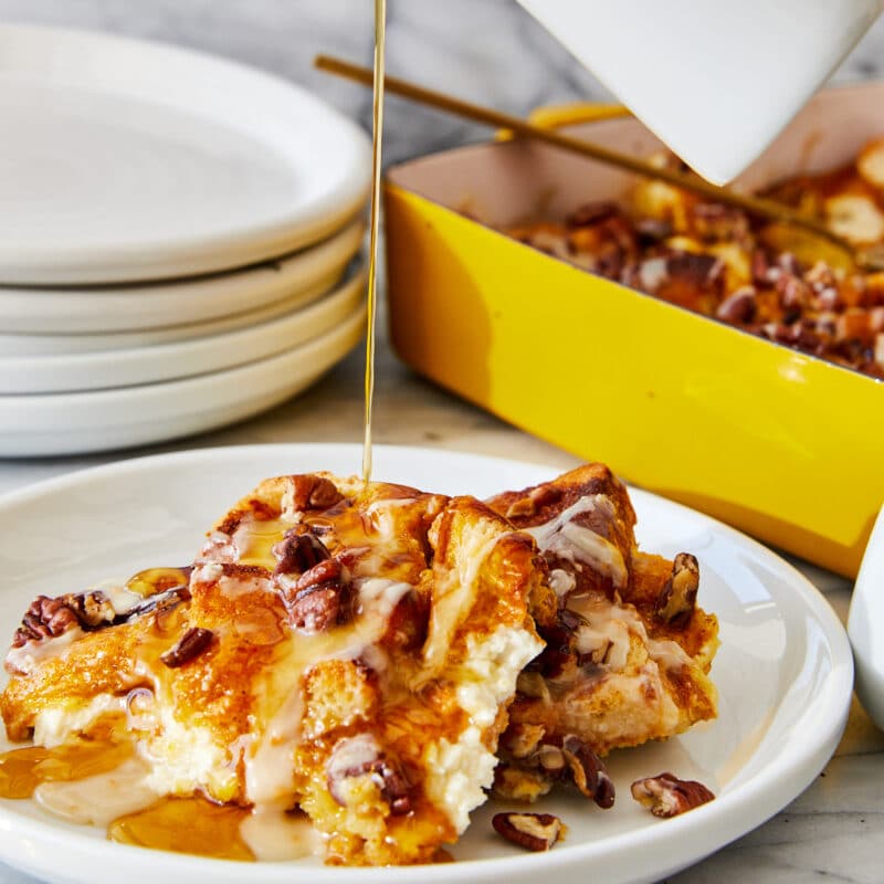 Overnight Pumpkin French Toast Casserole