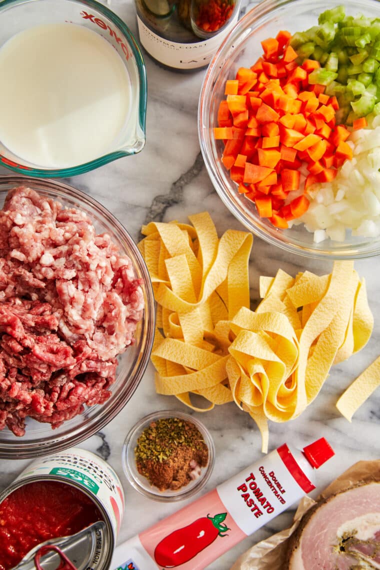 The Best Homemade Bolognese - THE VERY best (freezer-friendly) bolognese sauce! So rich, so hearty, so perfect. Serve over pasta or gnocchi!