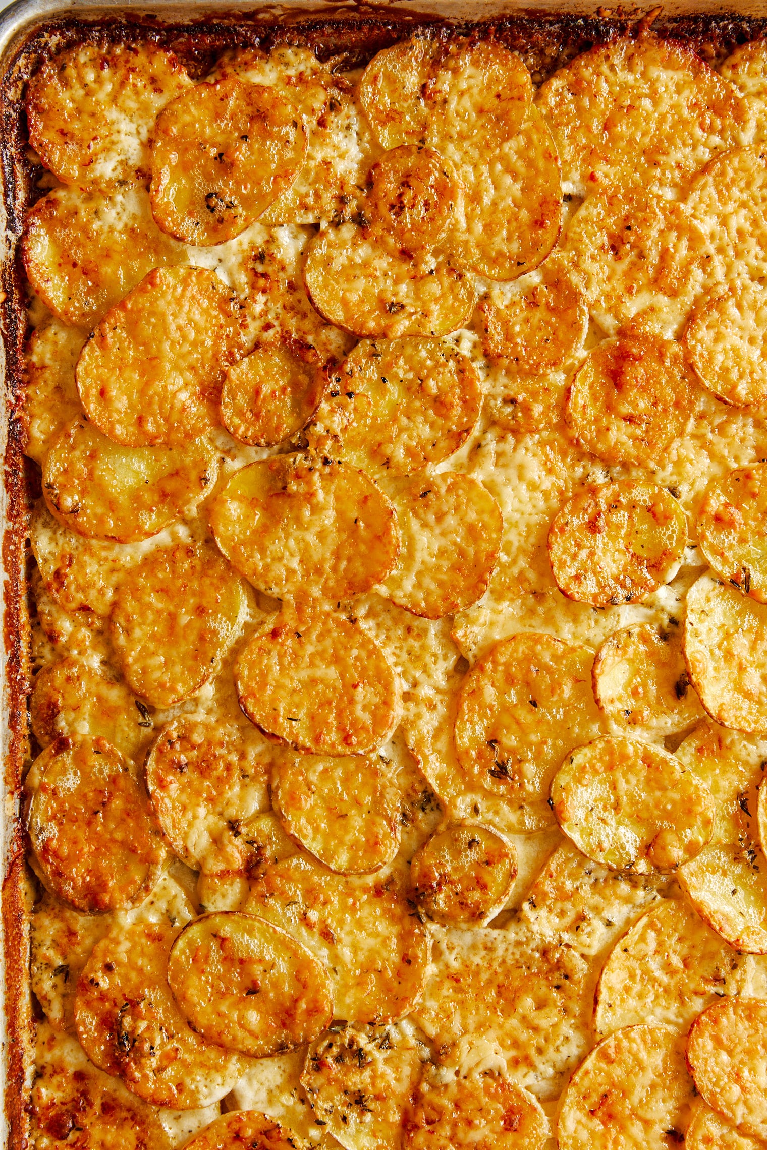 Sheet Pan Scalloped Potatoes - Damn Delicious