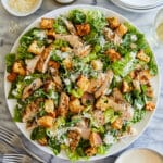 Best Chicken Caesar Salad with Homemade Croutons