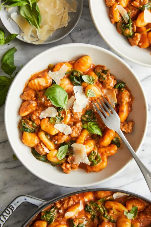 Creamy Sausage Gnocchi - Damn Delicious