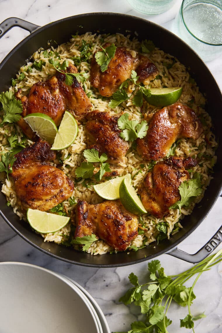 One Pan Cilantro Lime Rooster and Rice One Pan Cilantro Lime Rooster and Rice